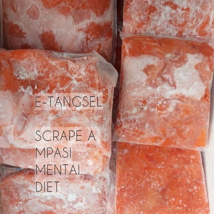

Salmon Scrape A 500 g / tetelan salmon premium / salmon fillet tetelan