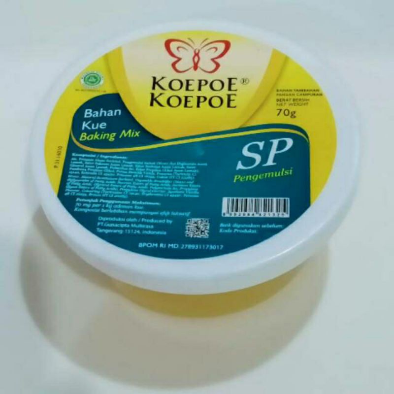 

SP pengemulsi 70gram koepoe koepoe kupu