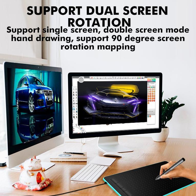 Graphics Drawing Tablet USB Signature For PC &amp; Android Phones Tablet OSU Tablet With Free Battery Pen