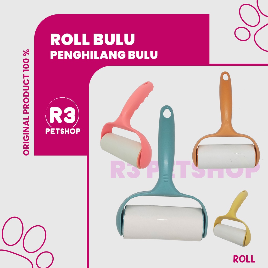 Pembersih bulu kucing/anjing/roller bulu/Sticky roll