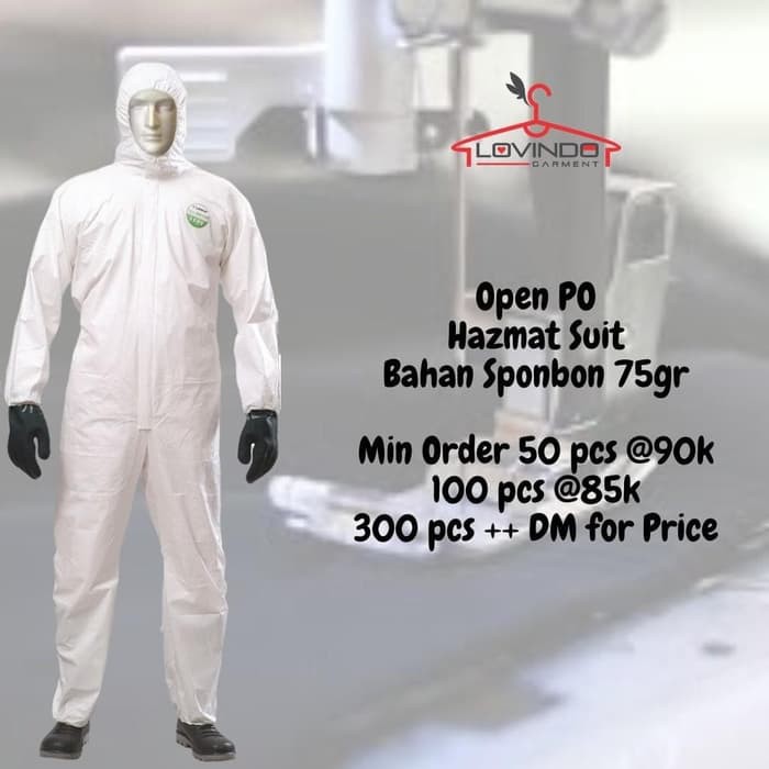 Ready Stock Baju medis APD medis / baju pelindung medis / hazmat suit