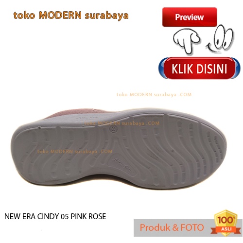 Sepatu wanita olahraga casual sneakers tali NEW ERA CINDY 05 PINK ROSE