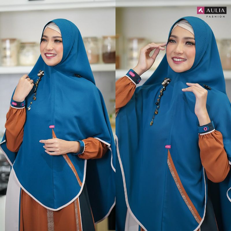 AULIA FASHION Gamis Ruqayyah Amber Dark Tosca