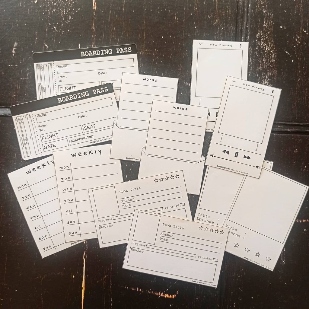 

STICKER LABEL JOURNAL/JURNAL/BUJO