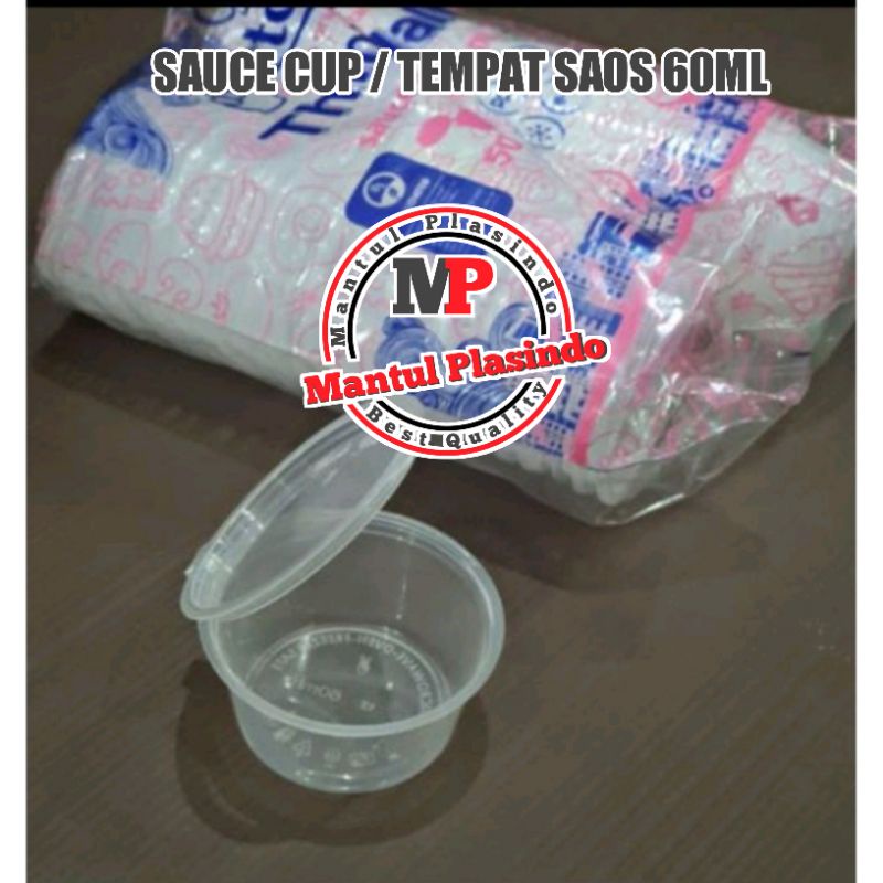 isi 50pcs Sauce Cup 60ml / Mayones,Tempat Sambal