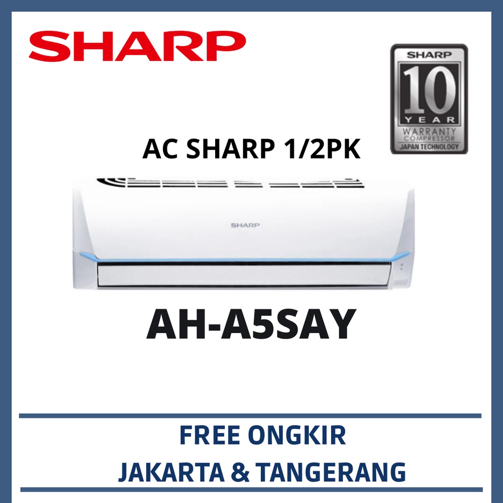 SHARP AH-A5SAY AC SHARP 0.5PK AC SHARP 1/2PK A5SAY