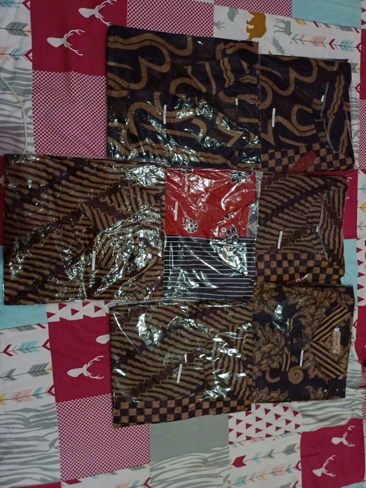 Atasan Batik Dolby Dolbi Dobby Doby Tenun Sutra Tulis Halus Katun Atbm Baron ,sarombit Atasan