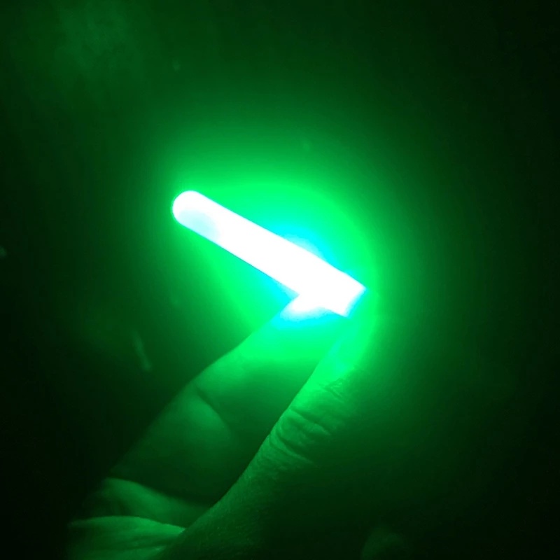 Tongkat Pancing Dua Warna Tahan Air Dengan Lampu LED