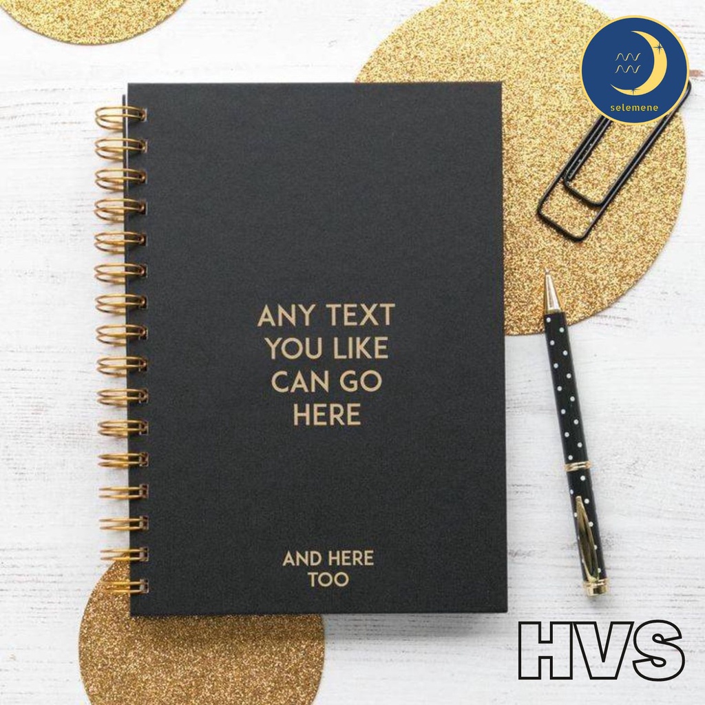 

Custom Notebook / Notes / Jurnal Souvenir Kantor Mandarin A5 HVS