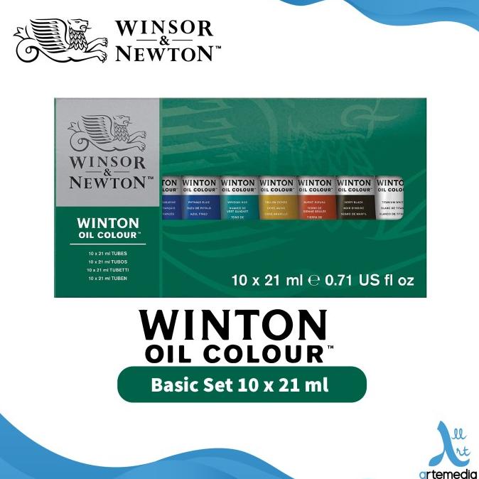 

Cat Minyak Winsor & Newton Winton 10x21ml Oil Color Paint Set ---READY---