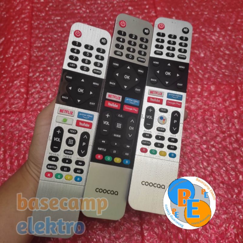 Remote COOCAA Android TV Model Baru 100% Original Support Bluetooth Google Voice Assistant Remote TV