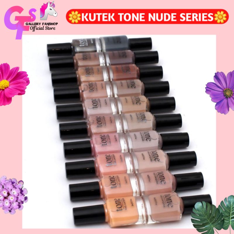 KUTEK TONE NAIL POLISH HALAL // KUTEK HALAL TONE NUDE SERIES // KUTEK TONE BPOM