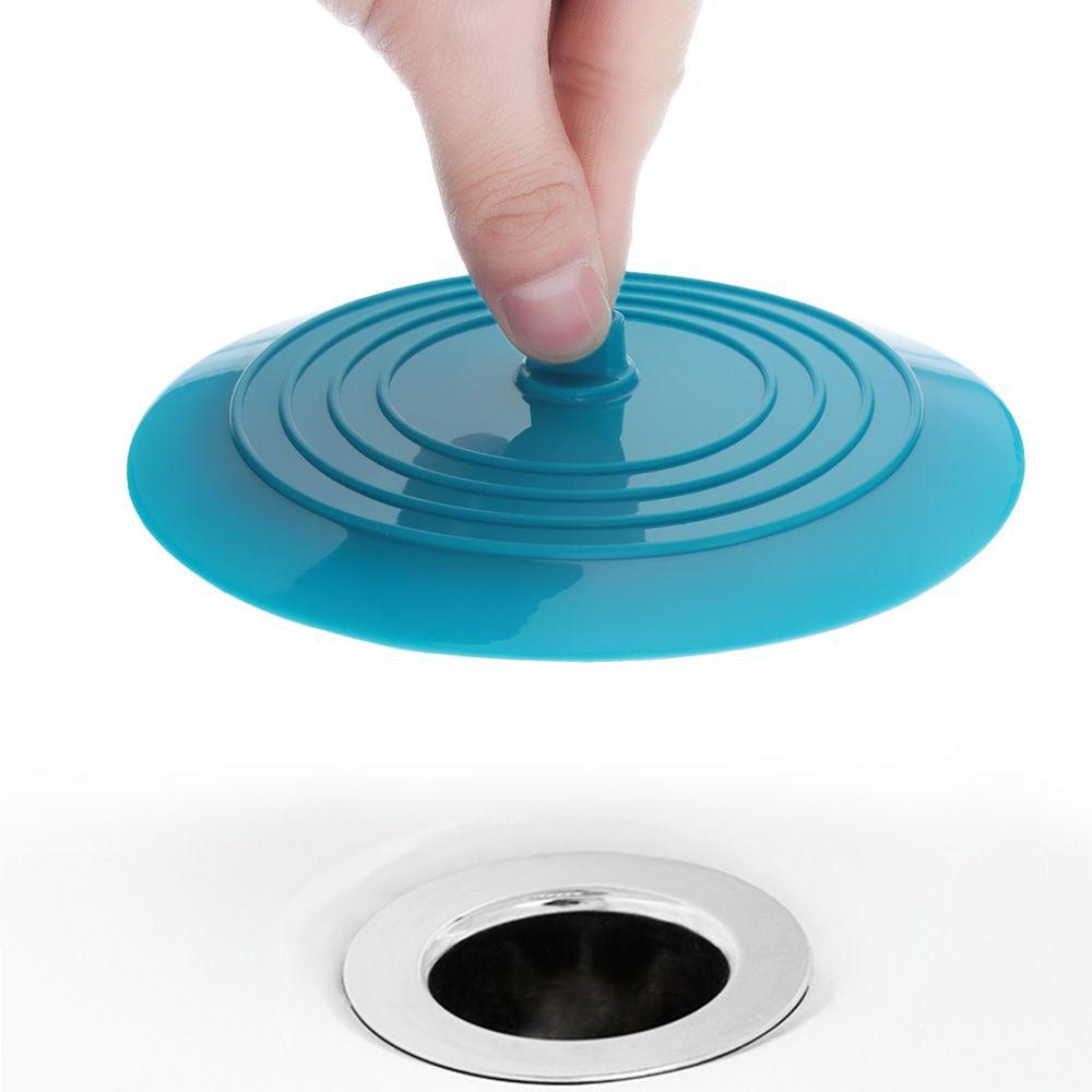 Preva 15 cm Wastafel Air Plug Silikon Tahan Lama Perlengkapan Kamar Mandi Dapur Kamar Mandi Bulat Penutup Saluran Air