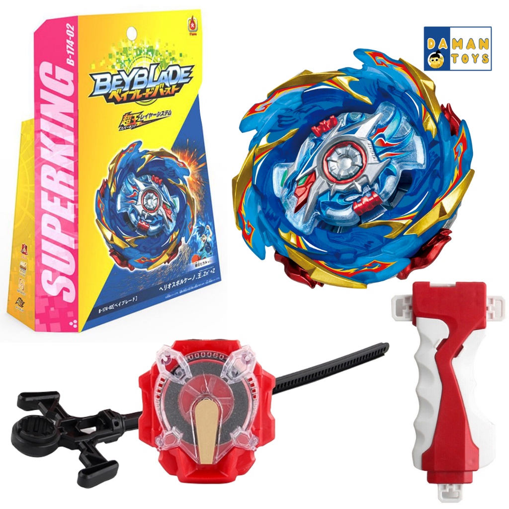 Mainan Gasing Beyblade sparking Launcher Set Baru