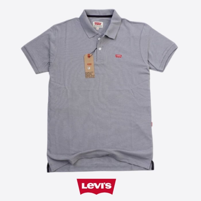 TERBARU KAOS POLO SHIRT LENGAN POLOS PENDEK PRIA DEWASA LEVIS ORIGINAL COD