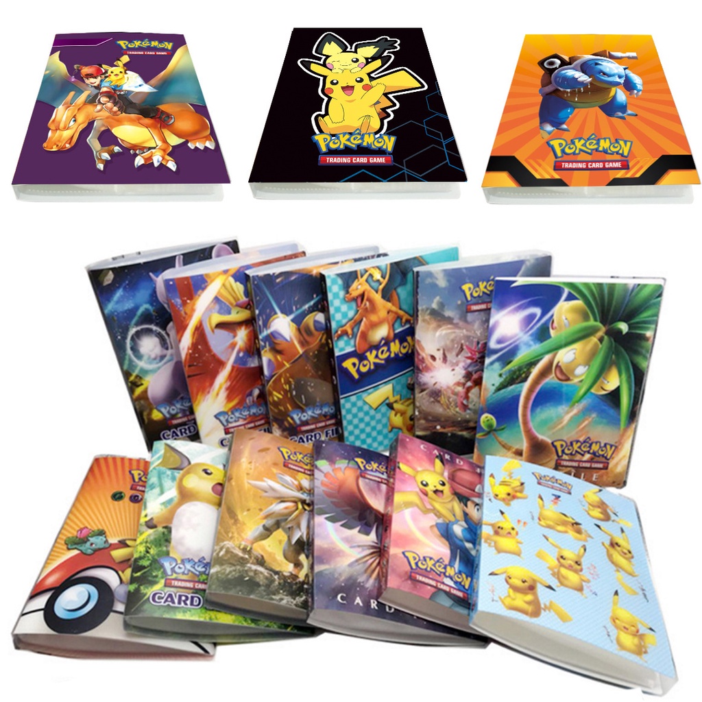 240pcs Buku Album Koleksi Kartu Game Pokemon GX Fast Dragon Carby Untuk Hadiah Ulang Tahun Anak