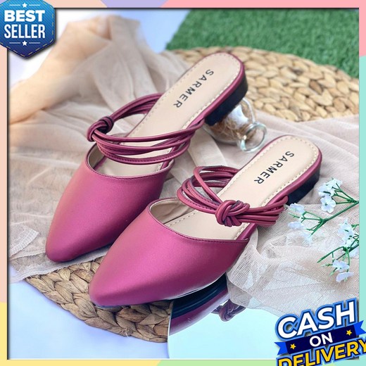 High Heels Pesta Wanita Kekinian Sendal Kondangan Heals Haihils Bridesmaid Cewek  Sendal Wanita Hak 