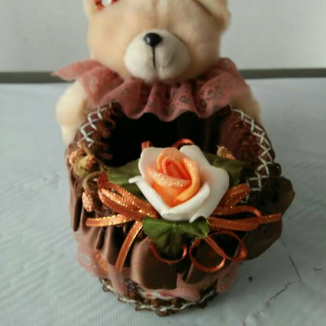 

Tempat pensil hias boneka