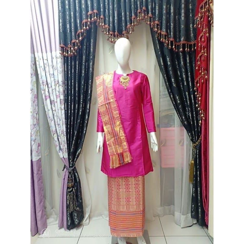 BAJU KURUNG SONGKET SELENDANG/KEBAYA KURUNG SONGKET/BAJU KURUNG SITI NURBAYA/SET KEBAYA KURUNG SONGK