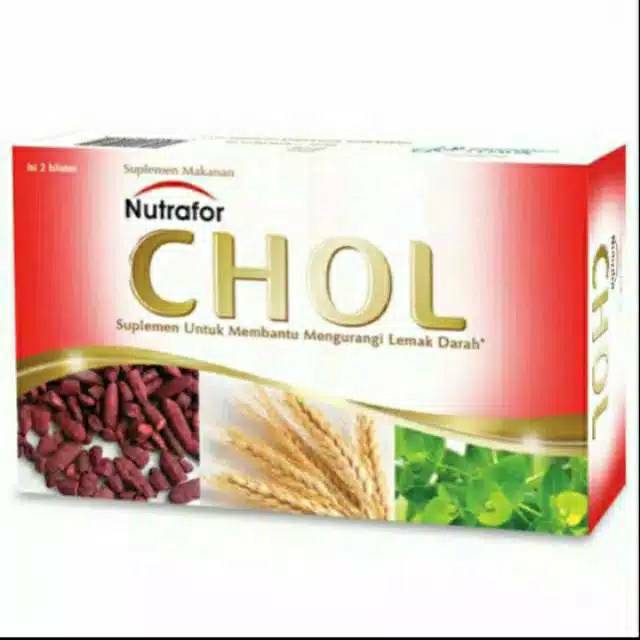 OBAT KOLESTEROL Nutrafor Chol isi 120 kapsul Ori