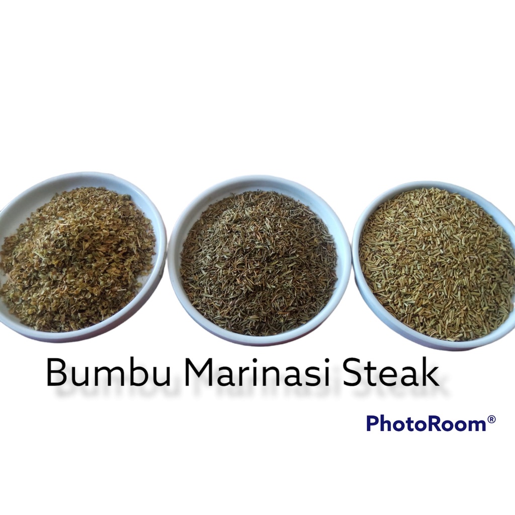 

BUMBU MARINASI STEAK / PAKET OREGANO THYME ROSEMARY @50 GRAM
