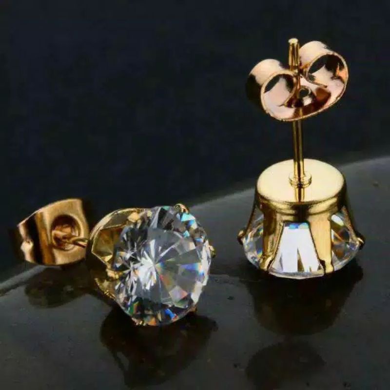 Anting Titanium Wanita Giwang Mata Satu
