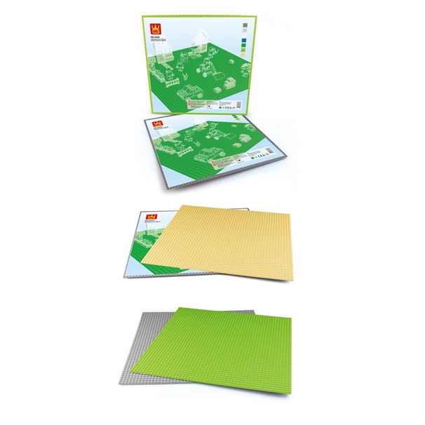 MAINAN ANAK BASE PLATE/TATAKAN FGR BRICK 50X50 DOTS 8808