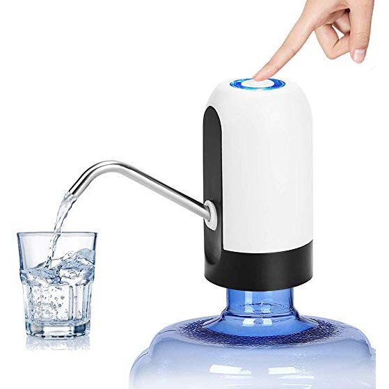 Automatic Water Dispenser Usb LED Recharge Pompa galon elektrik Pump Mudah Dipakai Simple Modern