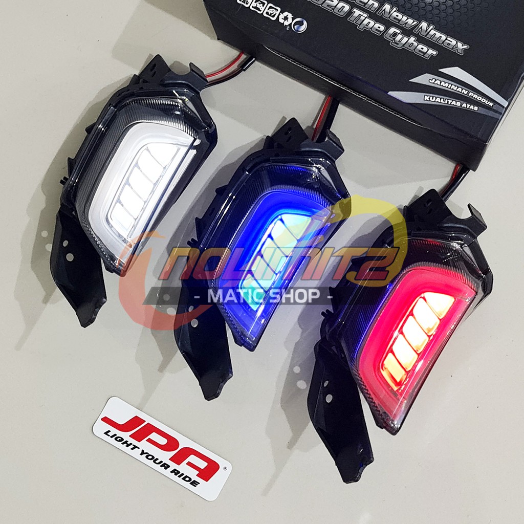 Lampu Sein Sen Sign Senja LED JPA Cyber 2 in 1 Smoke Yamaha NMAX 2020