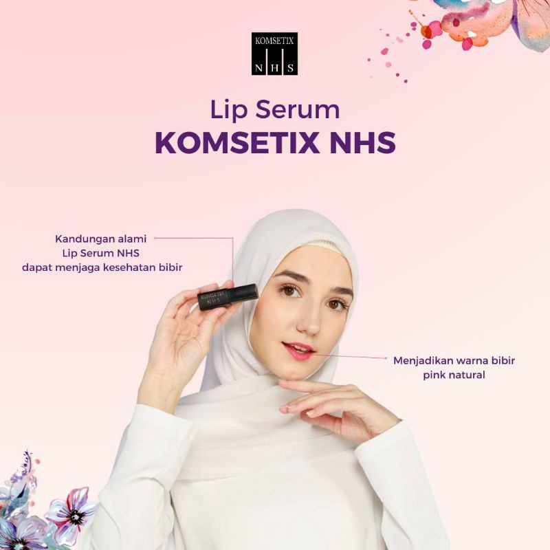 LIP SERUM KOMSETIX NHS 8GR PELEMBAB BIBIR