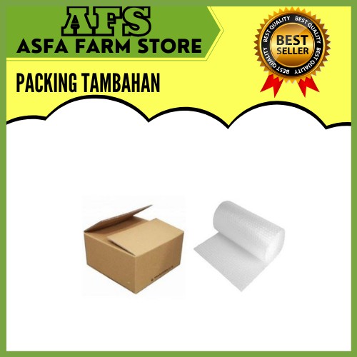 

PACKING TAMBAHAN DUS + BUBBLE WRAP