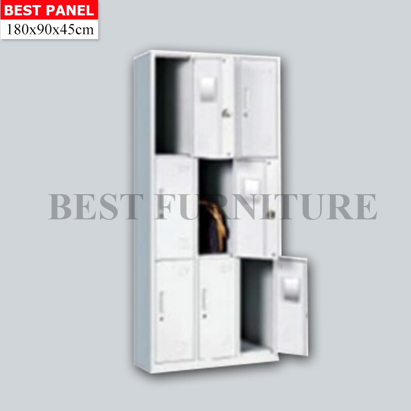 Best Locker Filing Cabinet Stainless Besi Anti Banjir 9 Pintu