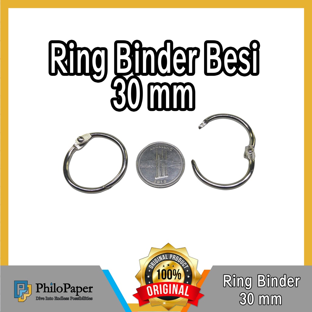

ATK ~ Ring Binder Besi 30 mm / Ring Mekanik Buka Tutup