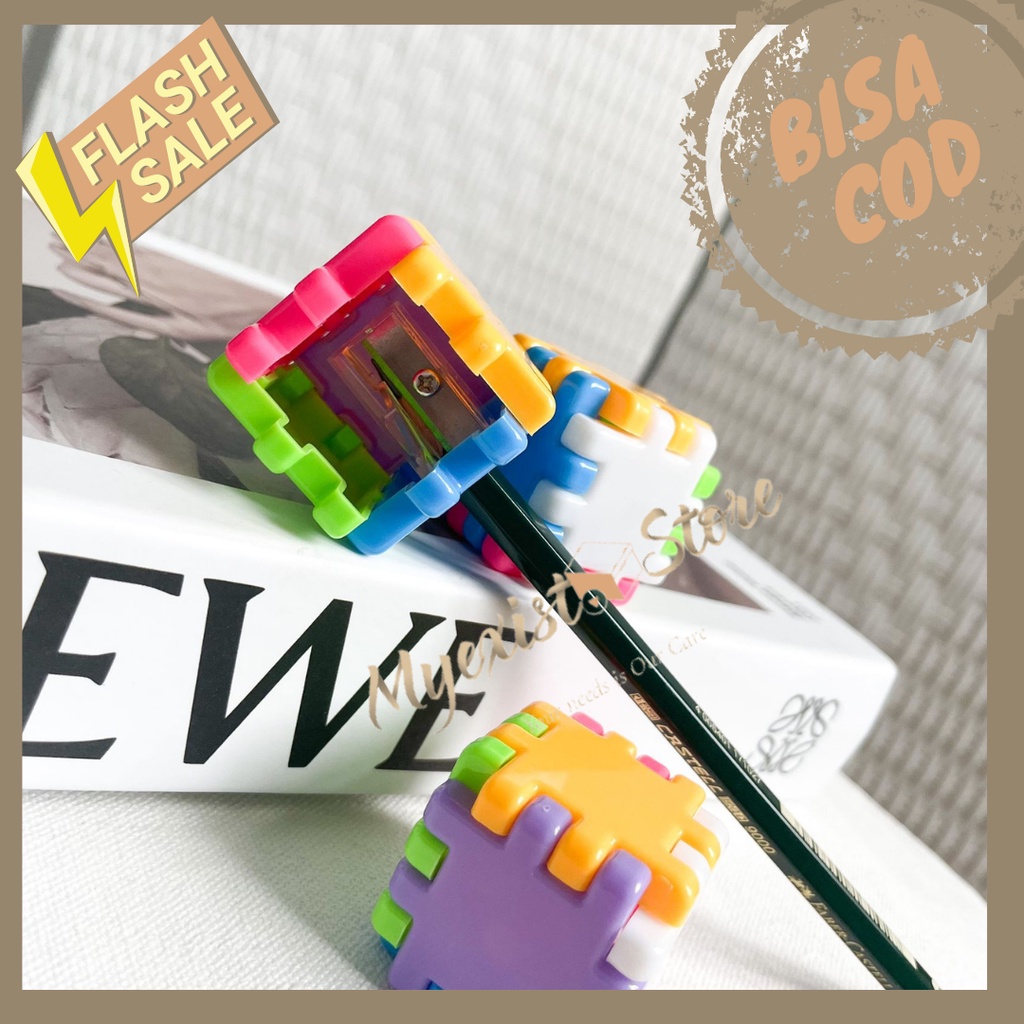 

Rautan serutan pensil bentuk kotak lego kubus puzzle warna-warni Alat Tulis Kantor perlengkapan sekolah sharperner kado unik lucu imut murah grosir ready jakarta bisa cod Harga bersahabat Produk Berkualitas IVN557