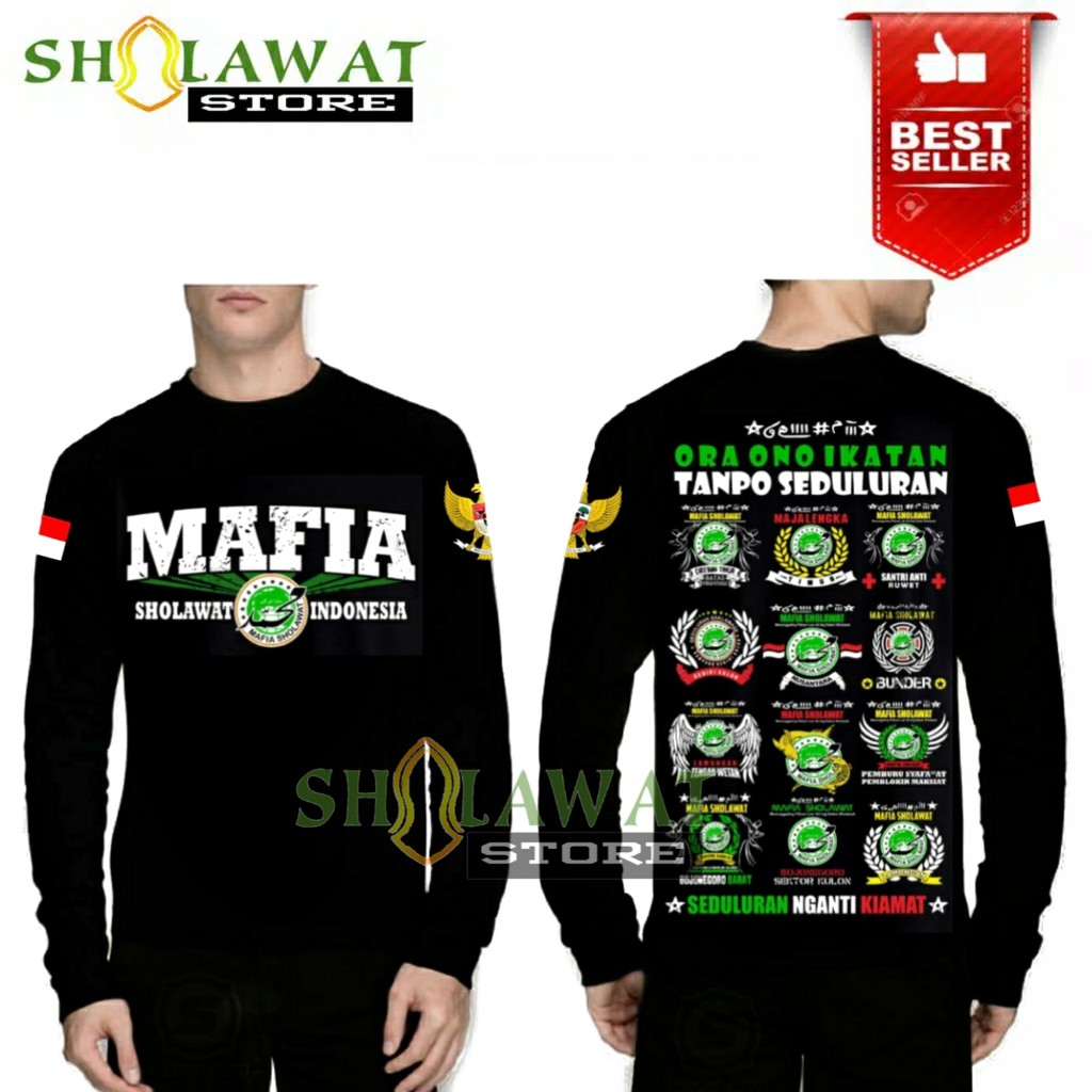 Kaos Mafia Sholawat Mafish Shopee Indonesia