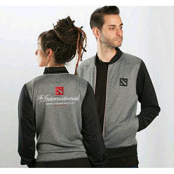 Jaket Cowo DOTA HITAM BIG SIZE S M L XL 2XL 3XL 4XL 5XL