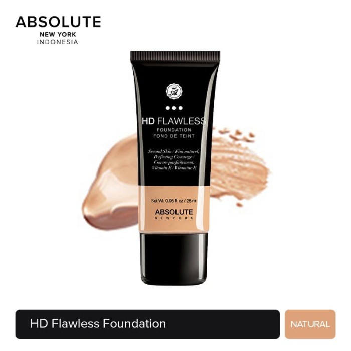 Absolute New York HD Flawless Foundation - Natural
