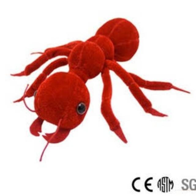 Boneka semut merah impor