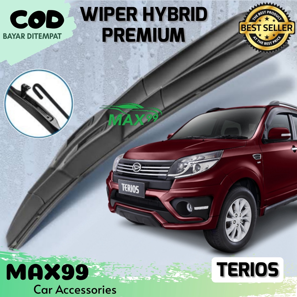 COD - WIPER HYBRID TERIOS / WIPER HYBRID PREMIUM TERIOS / WIPER KACA HYBRID DAIHATSU TERIOS