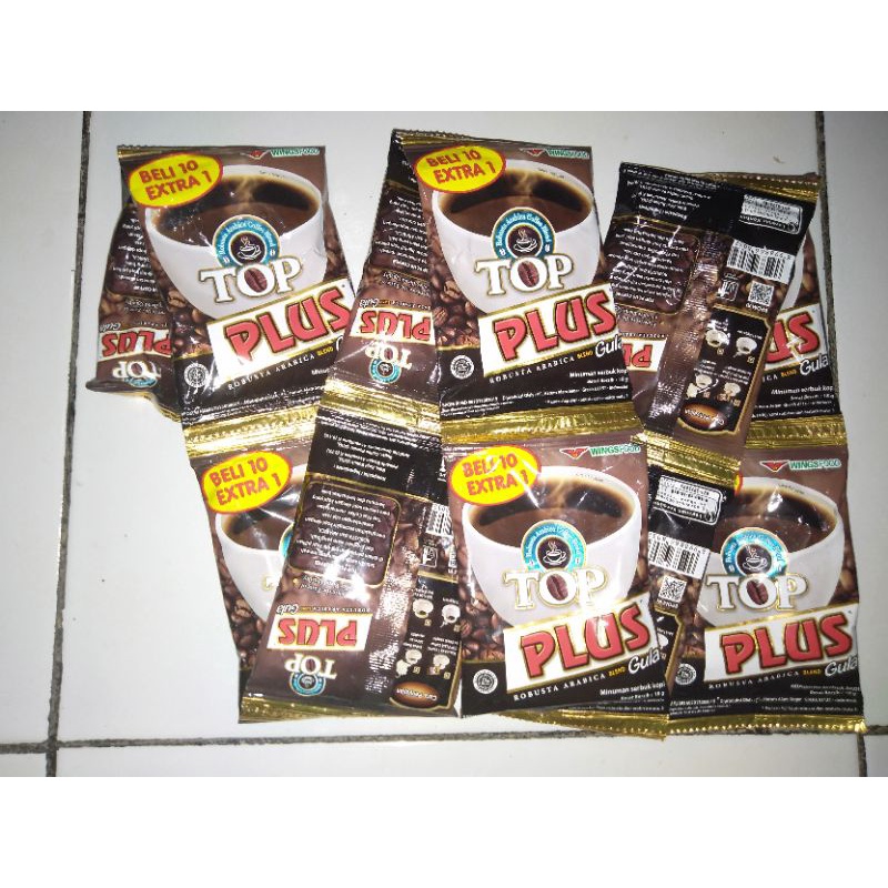 

kopi TOP PLUS GULA 18g