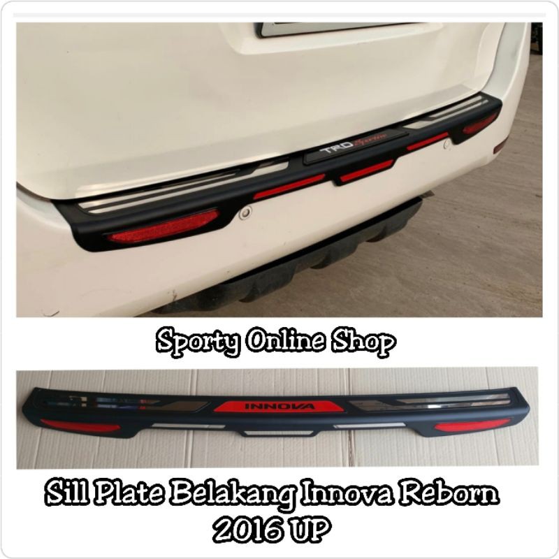 Sill Plate Belakang Innova Reborn 2016 ON Model SPORTY