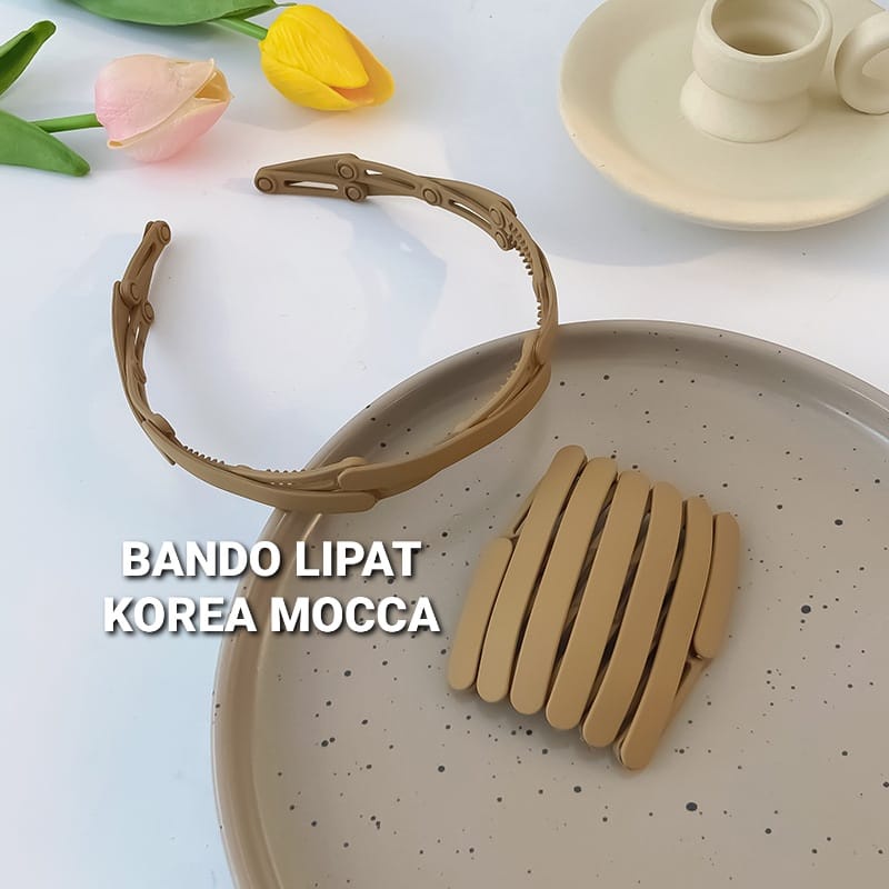 BANDO LIPAT FOLDED KOREA AKSESORIS RAMBUT ANAK PRIA WANITA BANDANA CUCI MUKA SIMPLE BASIC