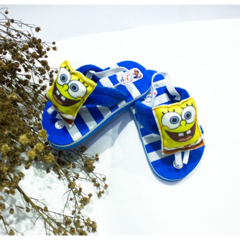 Sandal Anak Tali Belakang Sendal Baby Karakter Spongebob Terbaru