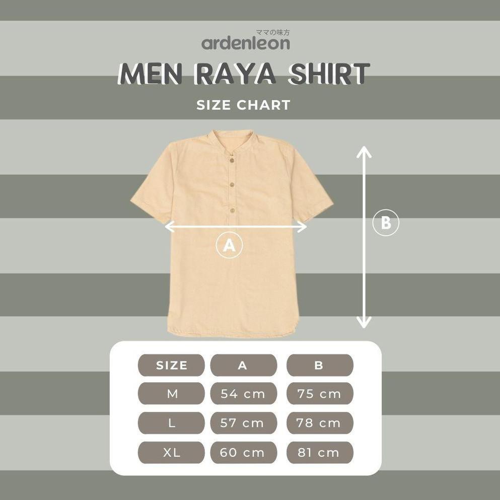 Ardenleon MEN MOM TUNIC Raya Shirt / Arden Leon Baju Raya Perempuan Wanita Tunik /  Raya Pria Laki