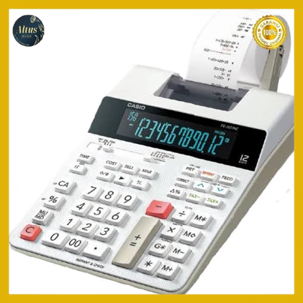 

Casio FR-2650 RC - Print Kalkulator Struk/Printing Calculator