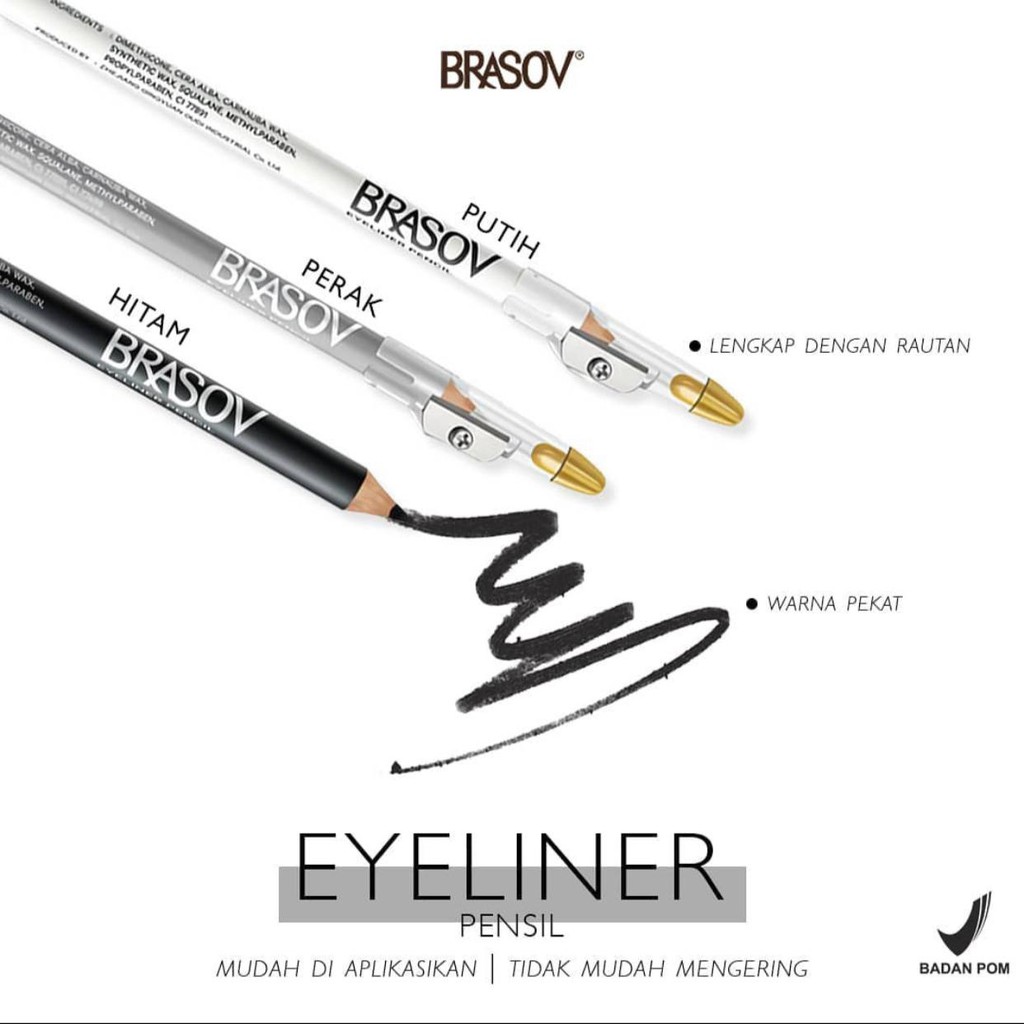 Brasov Eyeliner Pencil - HALAL