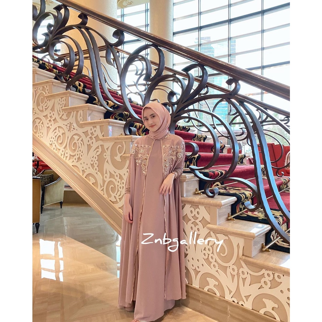 Kaftan Wanita Kondangan | Kaftan Putih Mewah | Kaftan Jumbo | Kaftan Premium | Kaftan Remaja | Dress