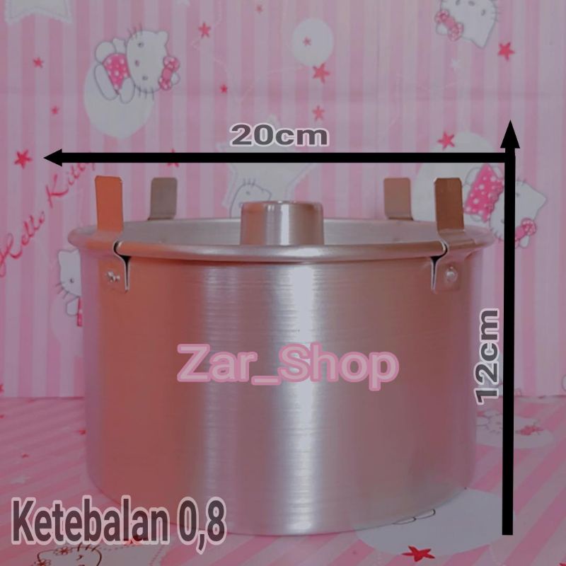 Loyang Chiffon Cake Lurus Ukuran 20 cm