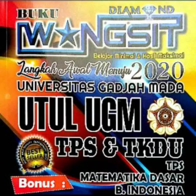 Buku UTUL UGM TPS DAN TKDU SAINTEK BUKU WANGSIT