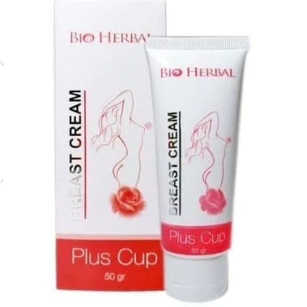 BREAST CREAM Plus Cup BIO HERBAL Original BPOM - gj383